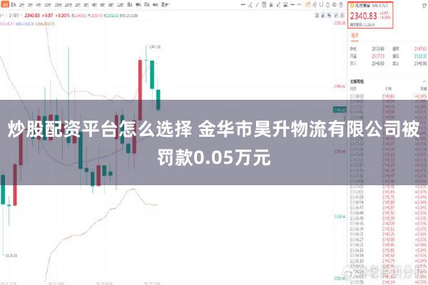 炒股配资平台怎么选择 金华市昊升物流有限公司被罚款0.05万元