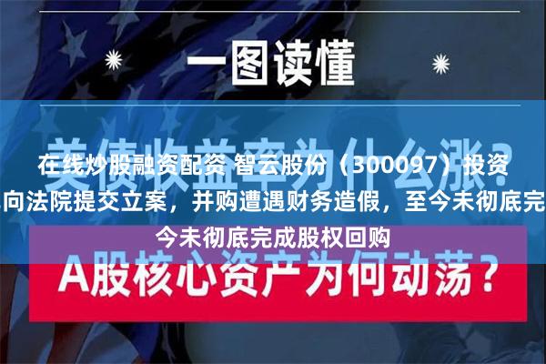 在线炒股融资配资 智云股份（300097）投资者索赔案已向法院提交立案，并购遭遇财务造假，至今未彻底完成股权回购