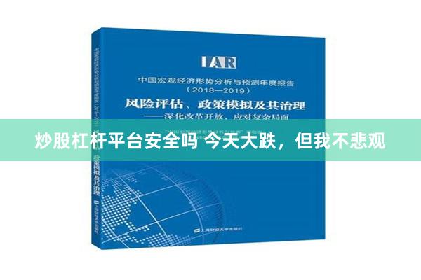 炒股杠杆平台安全吗 今天大跌，但我不悲观